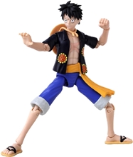 Bandai Anime Heroes: One Piece - Monkey D. Luffy Dressrosa Version Action Figure