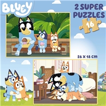 2x16p Puzzle Bluey