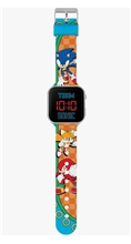 Sonic The Hedgehog Led Strap Watch