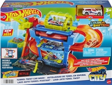 Mattel Hot Wheels® City: Color Shifters - Tunnel Twist Car Wash Playset