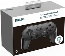 8BitDo PRO 2 Gamepad Hall Ed - Black (SWITCH)