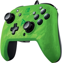 PDP Face-off Deluxe Switch Controller + Audio Camo Green (SWITCH)