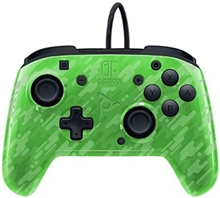 PDP Face-off Deluxe Switch Controller + Audio Camo Green (SWITCH)