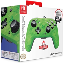 PDP Face-off Deluxe Switch Controller + Audio Camo Green (SWITCH)