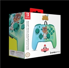 PDP Faceoff Deluxe Controller + Audio - Animal Crossing (SWITCH)