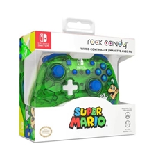 Rock Candy Wired Controller - Luigi (SWITCH)