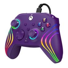 PDP Afterglow Wave Wired Controller - Purple (XSX/PC)