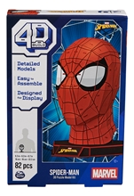 Spin Master Marvel: 4D Build - Spider-Man 3D Cardstock Puzzle Model Kit (6069842)