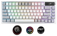 ASUS ROG AZOTH Moonlight White, mechanical, Bluetooth, US