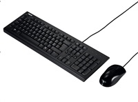 ASUS U2000 Keyboard + Mouse, black