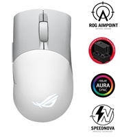 ASUS ROG KERIS WIRELESS AIMPOINT, RGB, Bluetooth, white