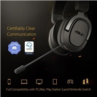 ASUS TUF GAMING H3 WIRELESS, Gaming Headset, gun metal