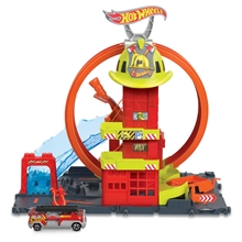 Hot Wheels City - Super Loop Fire Station