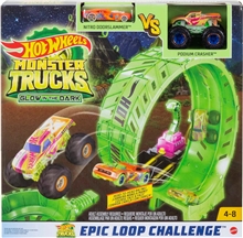 Hot Wheels Monster Trucks: Glow in The Dark™ - Epic Loop Challenge Playset (HBN02)