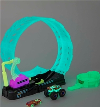 Hot Wheels Monster Trucks: Glow in The Dark™ - Epic Loop Challenge Playset (HBN02)