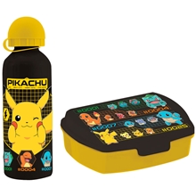 Pokémon Lunch Box + Aluminium Bottle Set (500 ml)