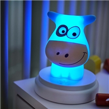 Alecto - NAUGHTY COW LED night light cow blue