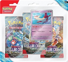 Pokémon TCG: SV07 Stellar Crown - 3 Blister Booster