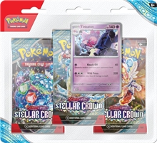 Pokémon TCG: SV07 Stellar Crown - 3 Blister Booster