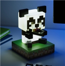 Minecraft - Panda with Bamboo on Block Light	