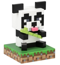 Minecraft - Panda with Bamboo on Block Light	