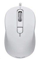 ASUS MU101C Wired Blue Ray Mouse, white