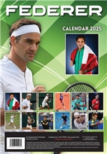 Wall Calendar 2025: Roger Federer (A3 29,7 x 42 cm)