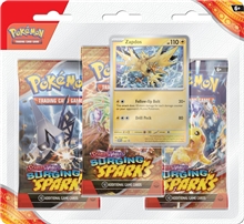 Pokémon TCG: SV08 Surging Sparks - 3 Blister Booster