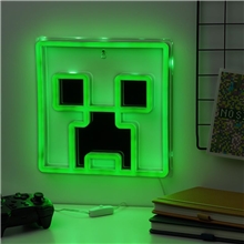 Minecraft Creeper Wall Mountable LED Neon Light (25 cm)