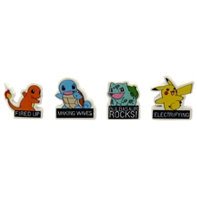 Pokemon set 4 erasers