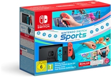 Nintendo Switch Neon + Nintendo Switch Sports + 12-month Nintendo Switch Online Membership (SWITCH)