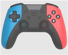 Wireless Video Game Controller for SWITCH, PC, Android, iOS - Blue + Red (SWITCH/PC)