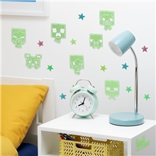 Minecraft Glow in the Dark Wall Decal Stars (208 pcs)