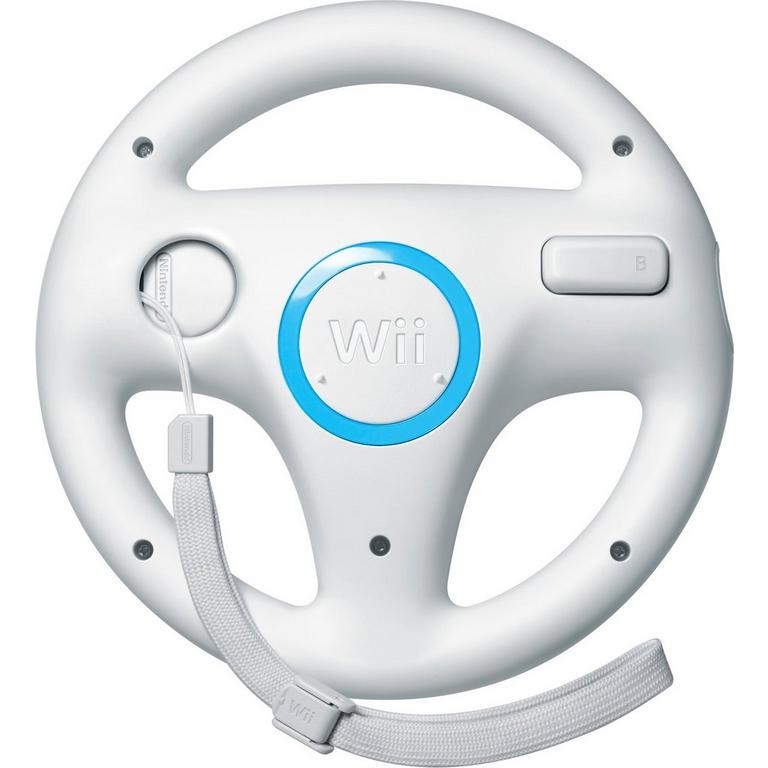 Wii steering wheel - white (Wii) (BAZAR) Skladem pouze za 199 Kč