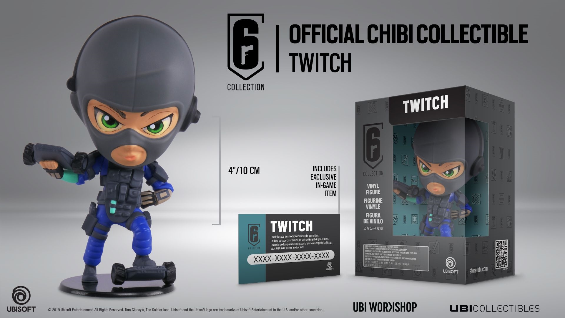 Figurka Chibi - Rainbow Six Siege Twitch